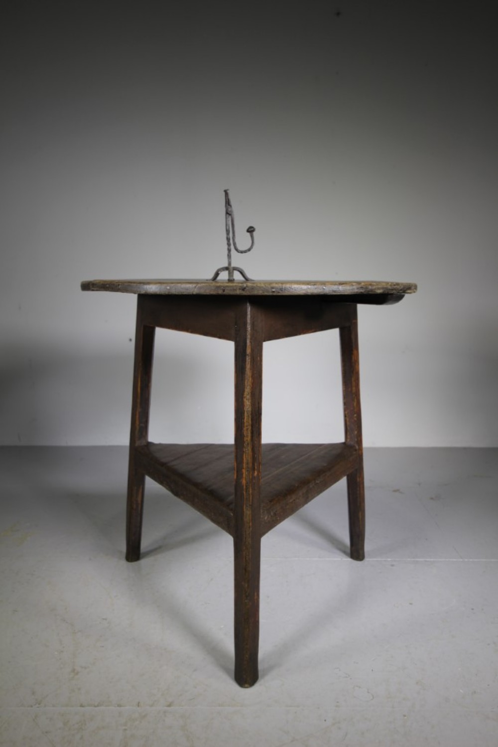 Honest Original Painted Pine Georgian Antique Cricket Table