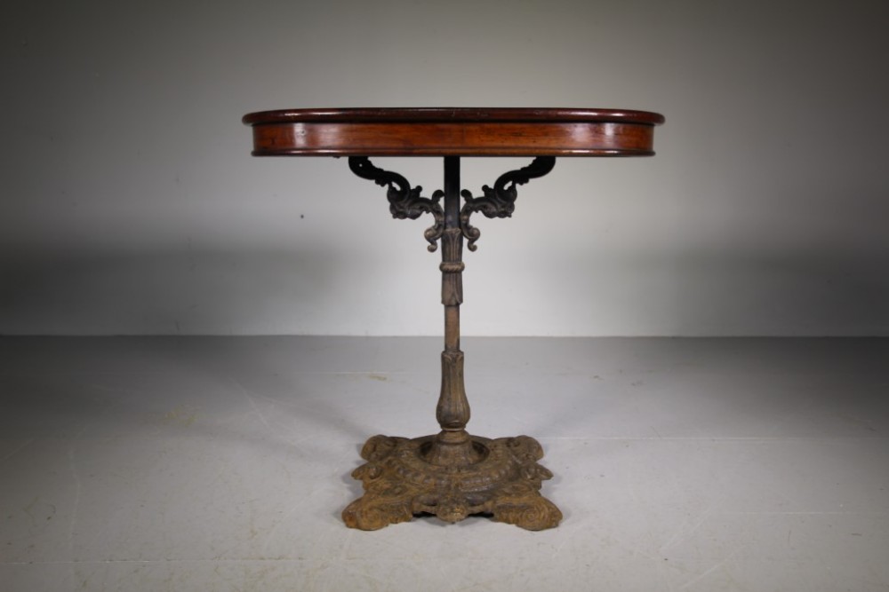 
English 19th Century Antique Iron Tavern Table