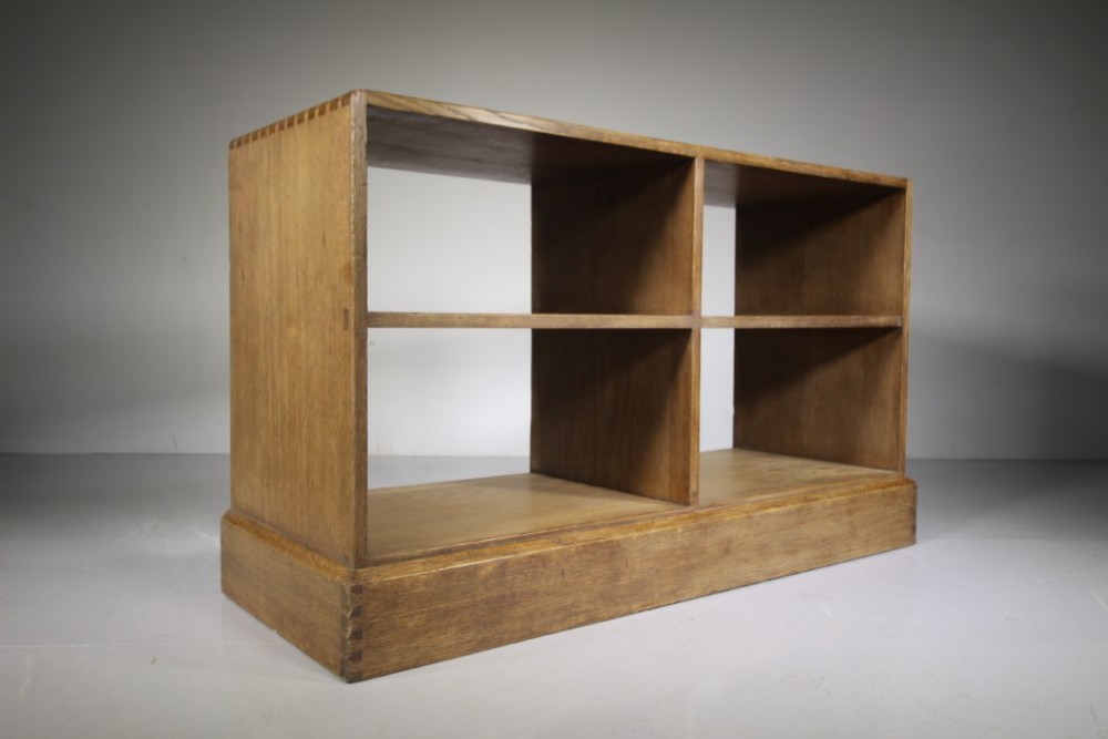 Rare 1930’s Oak Open Bookcase by Romney Green – Provenance