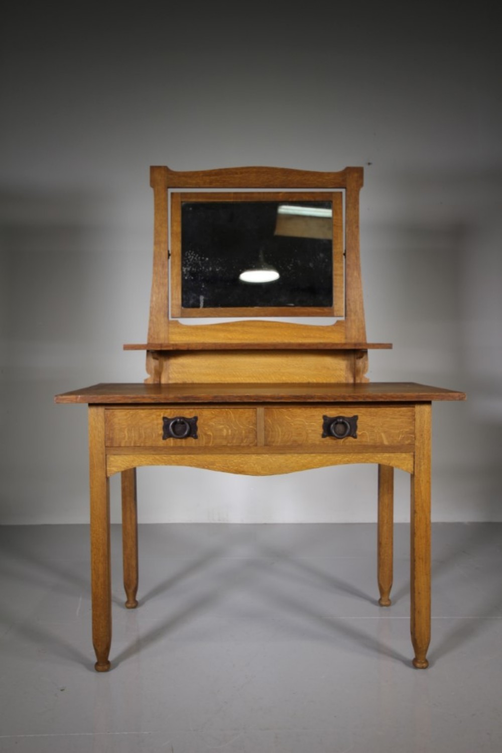 Heals of London Antique Oak St. Ives Dressing Table
