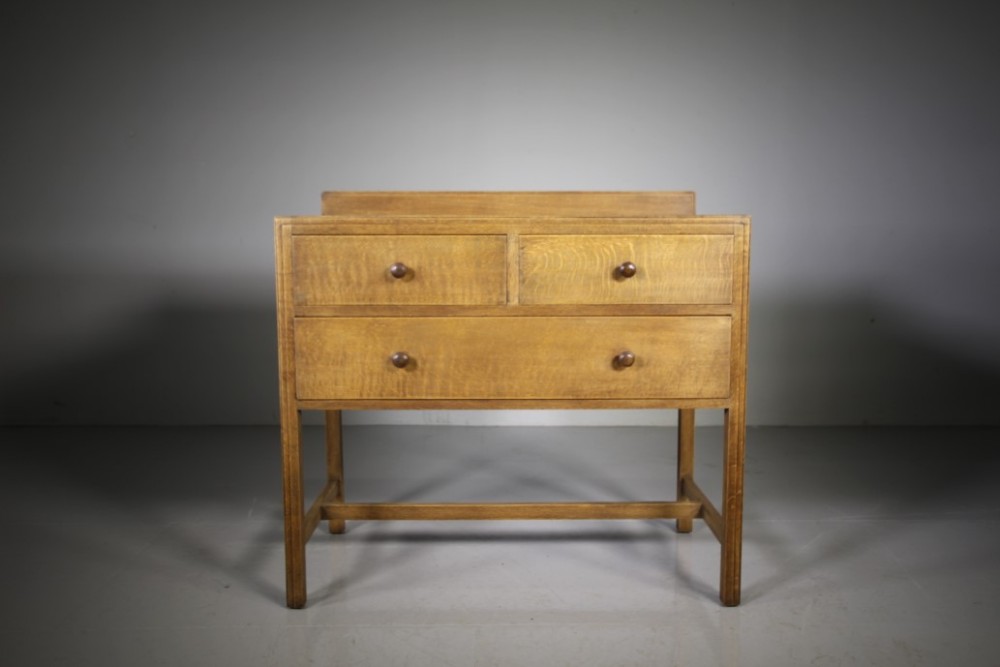 Heals Antique Oak Chest of Drawers – Labelled