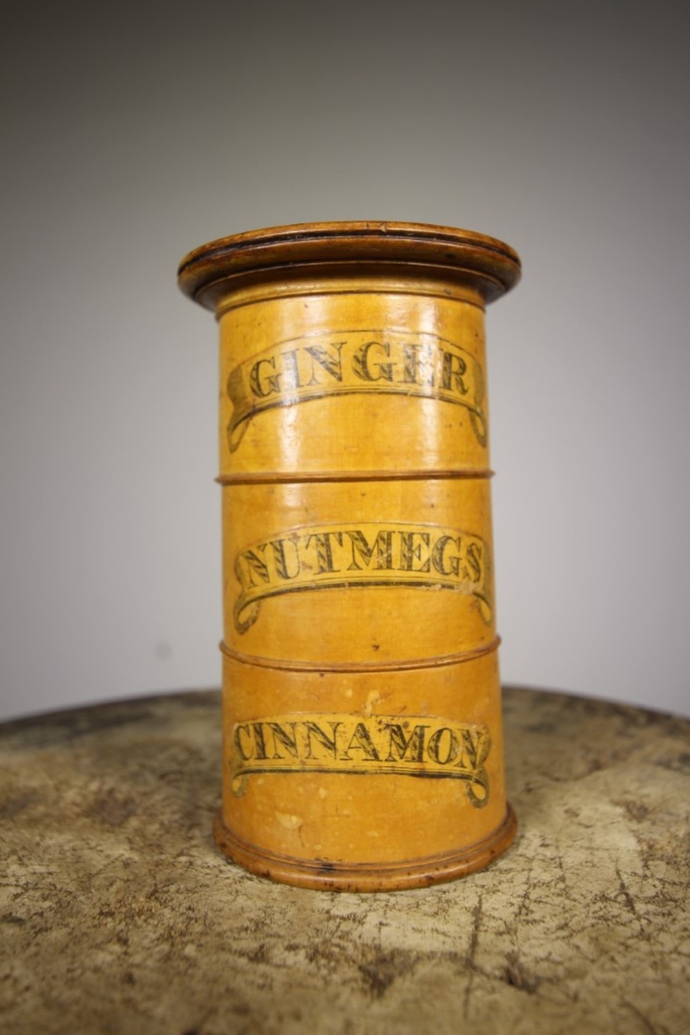 Treen 19th Century Antique Boxwood Spice Tower – Lovely Example