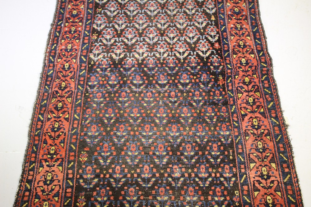 Long & Clean 19th Century Antique Runner Floor Rug View V