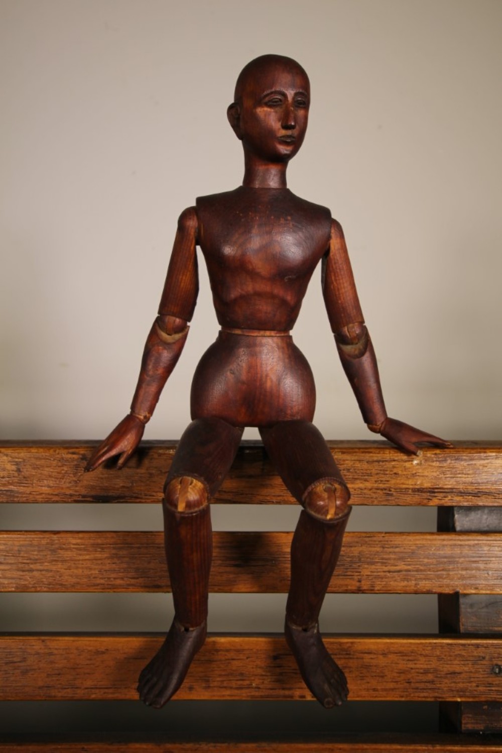 Edwardian Antique Pine Artist’s Lay Figure
