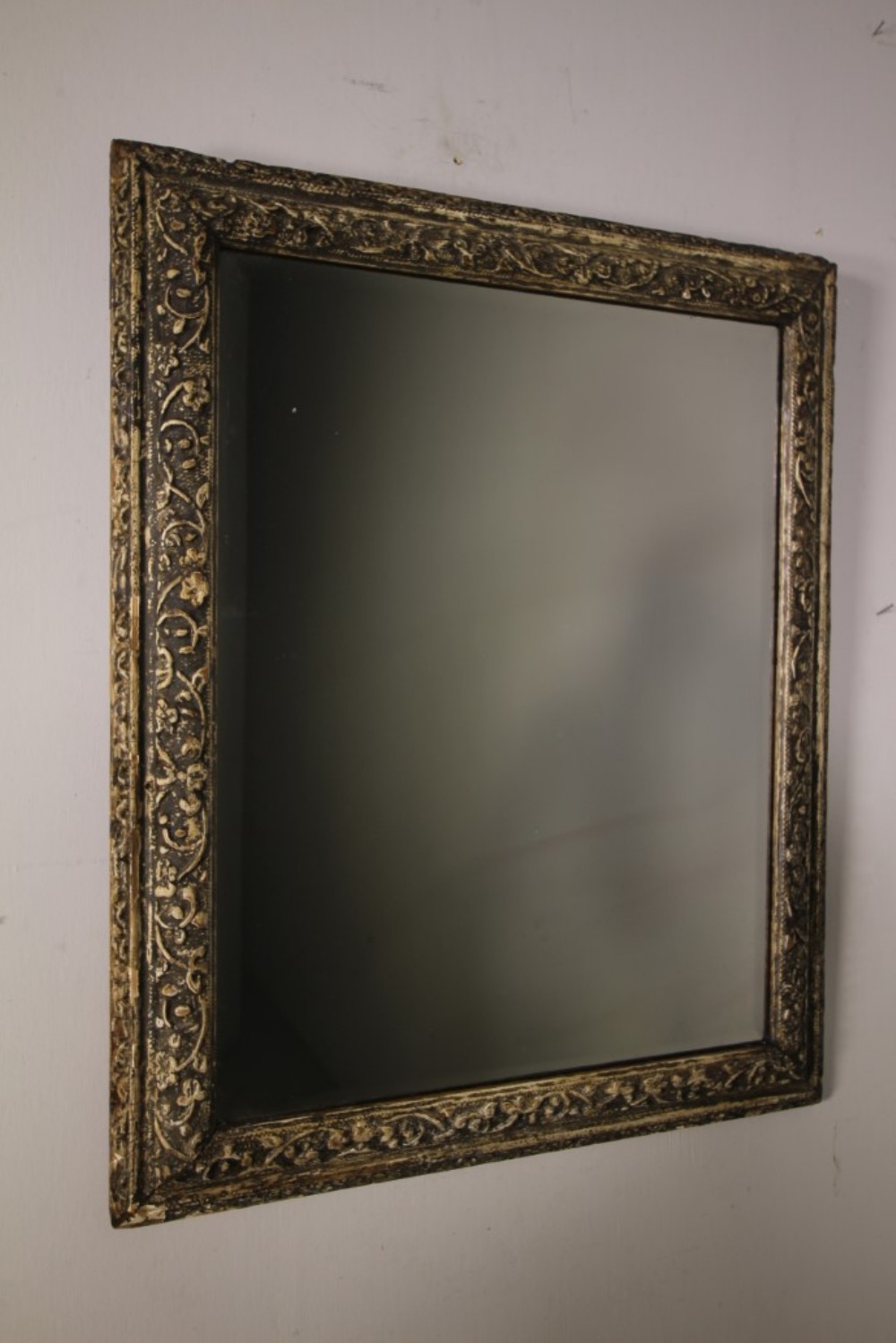 18th Century Antique Carved Pine & Gesso Wall Mirror