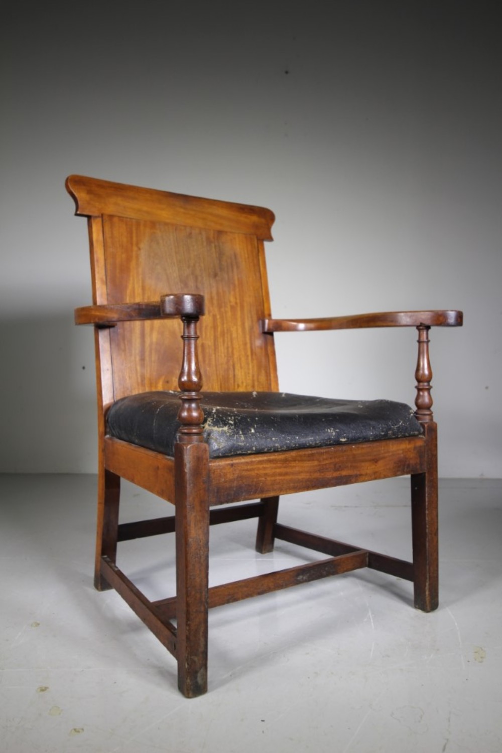Large Georgian Antique Country Armchair