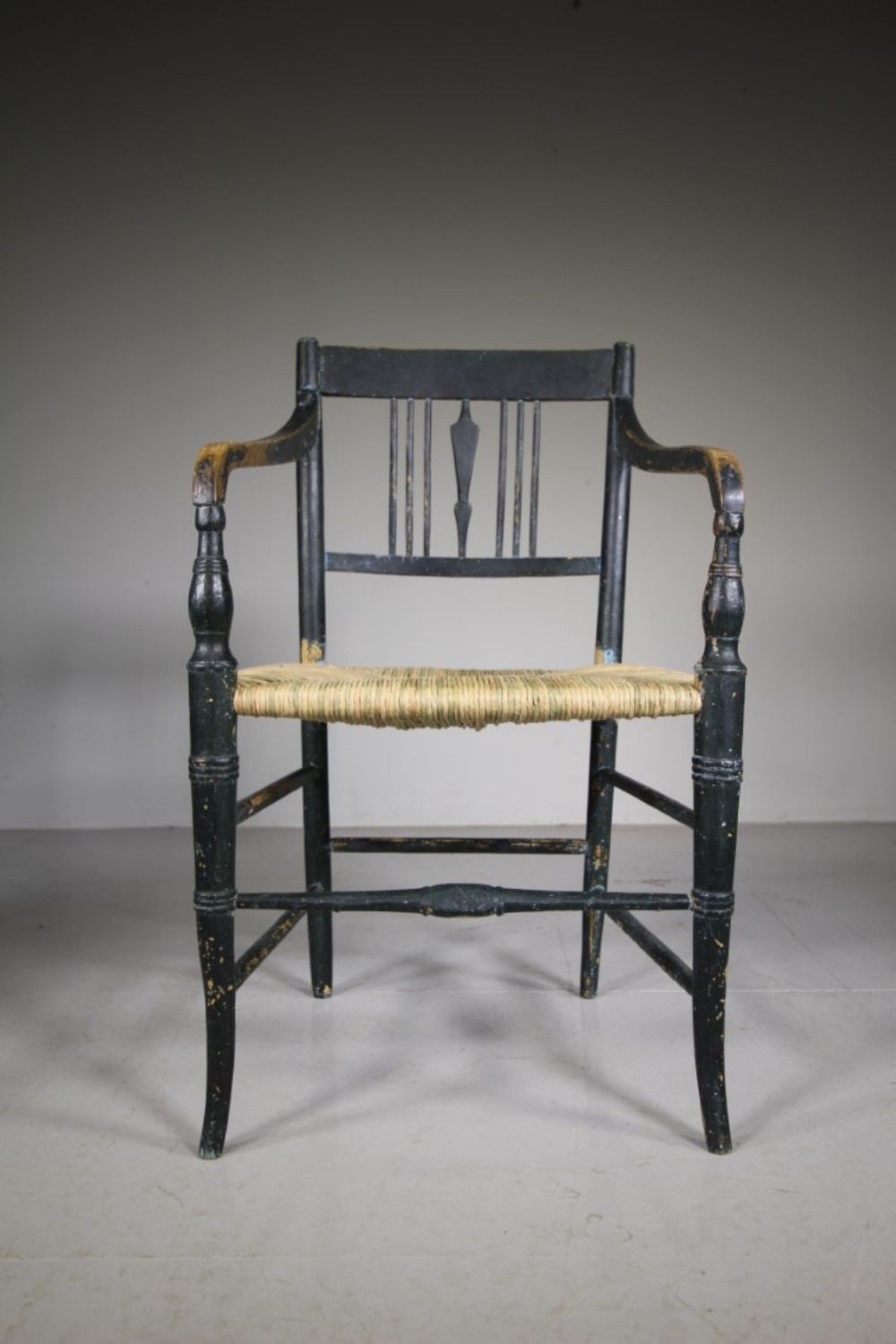 English Regency Antique Original Painted Chair