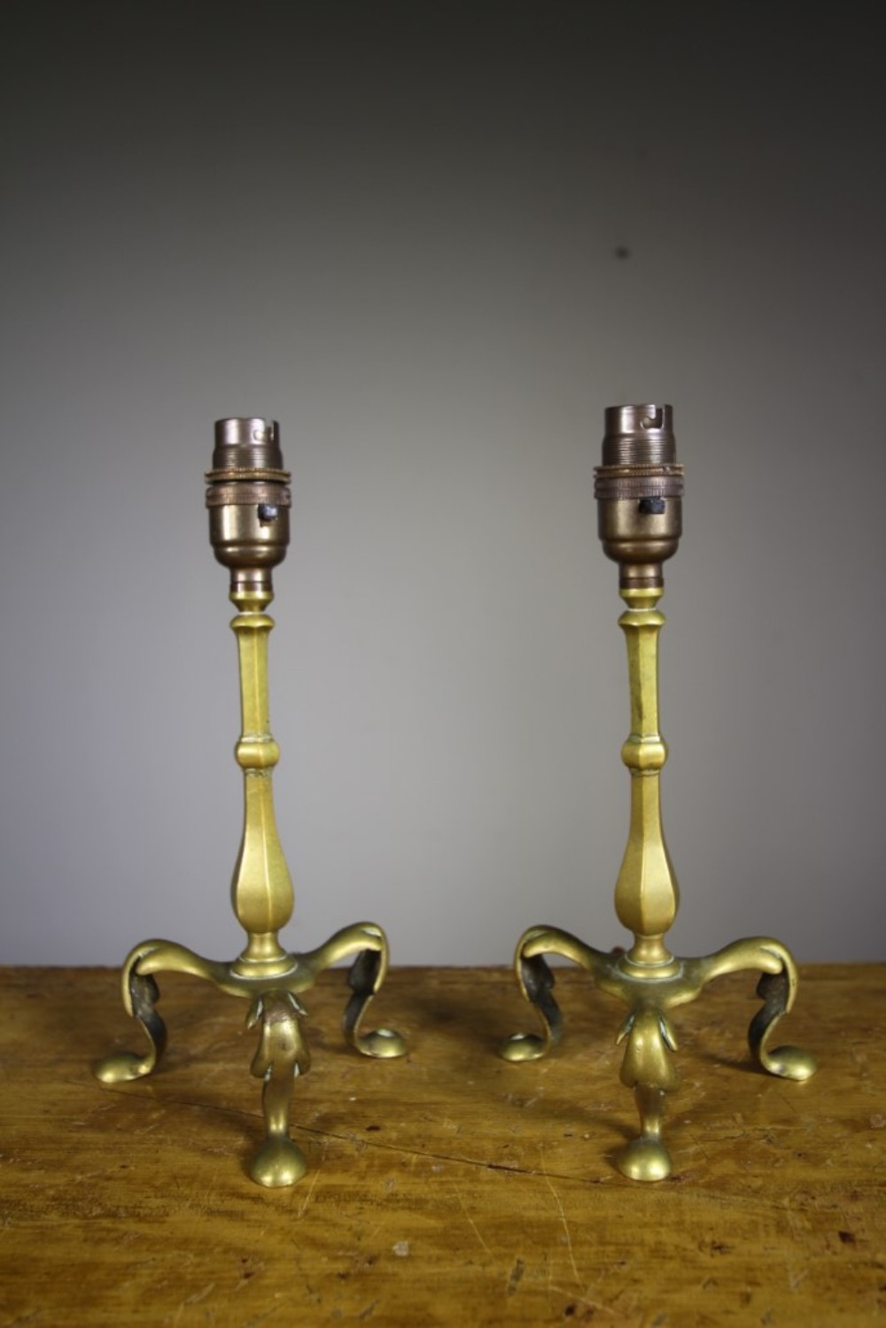 Pair of English Antique Pullman Table or Wall Lamps