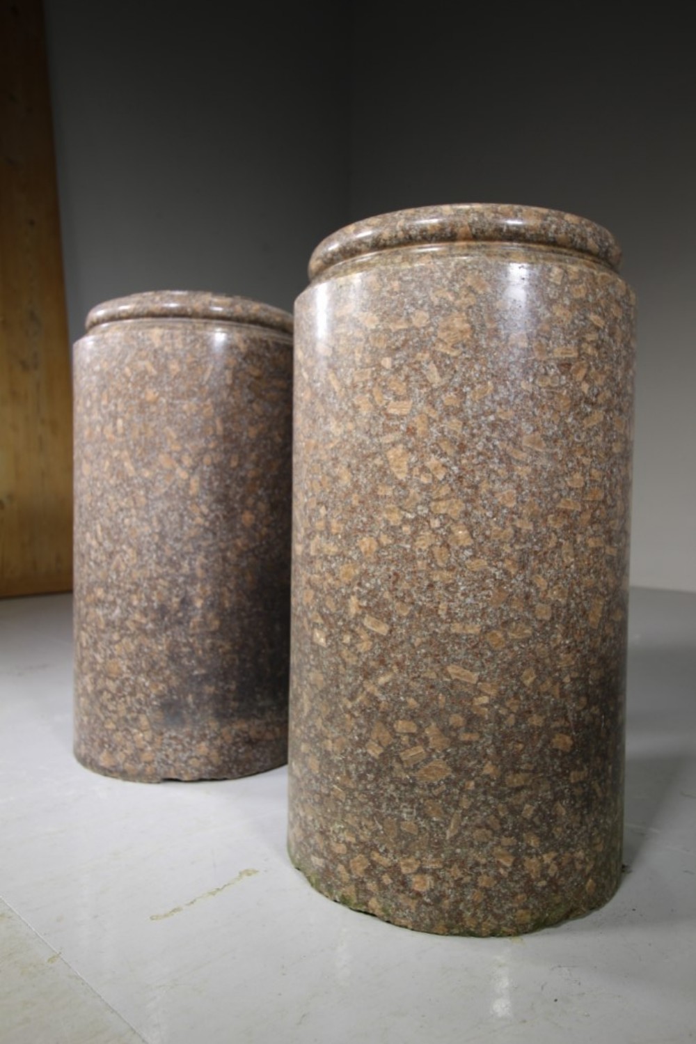 Pair of Large 19th Century Antique Lake District Marble Plinths