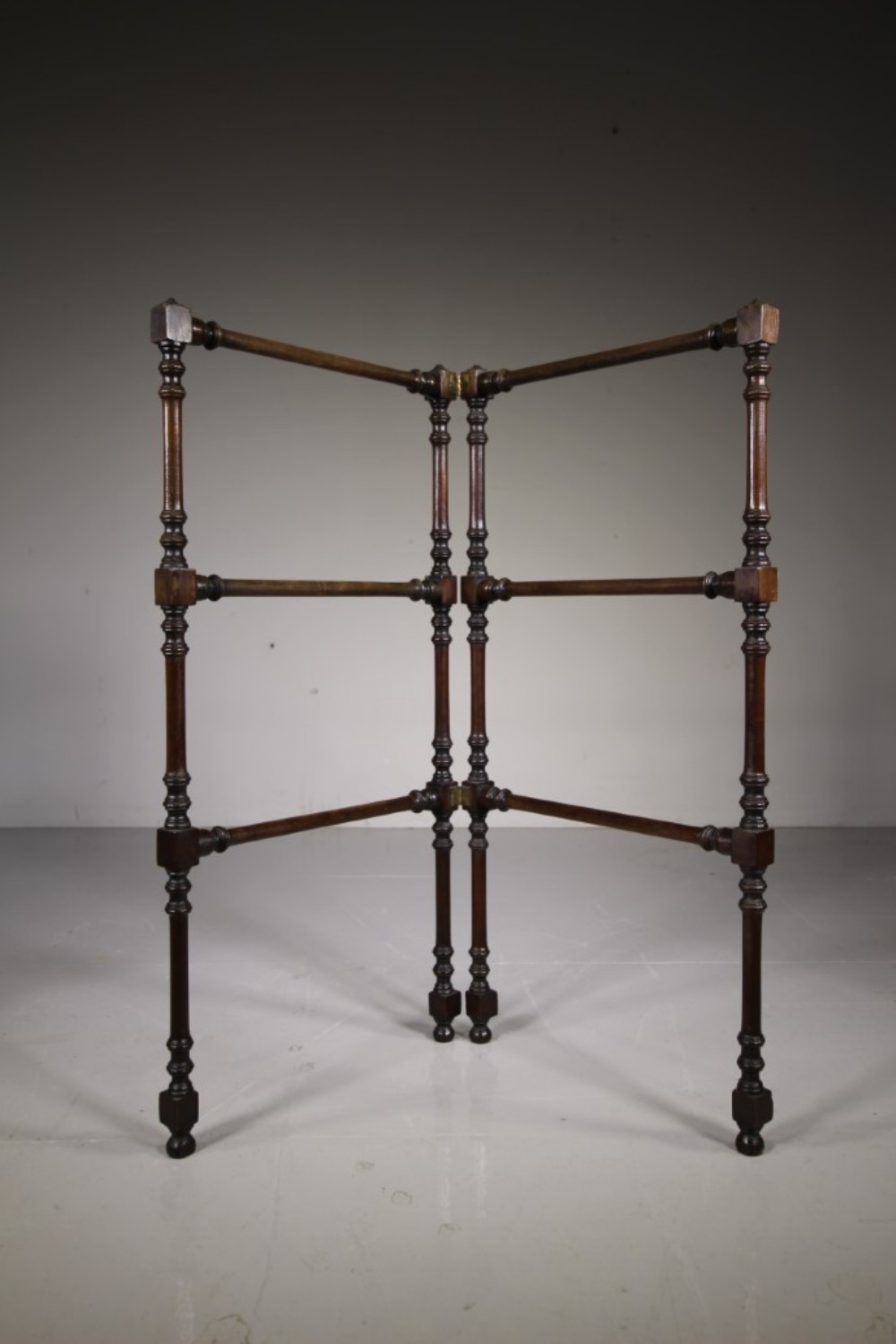 English 19th Century Antique Mahogany Clothes Rail