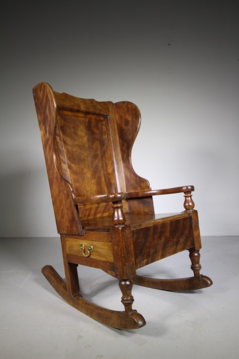 19th Century Antique Rocking Lambing Chair