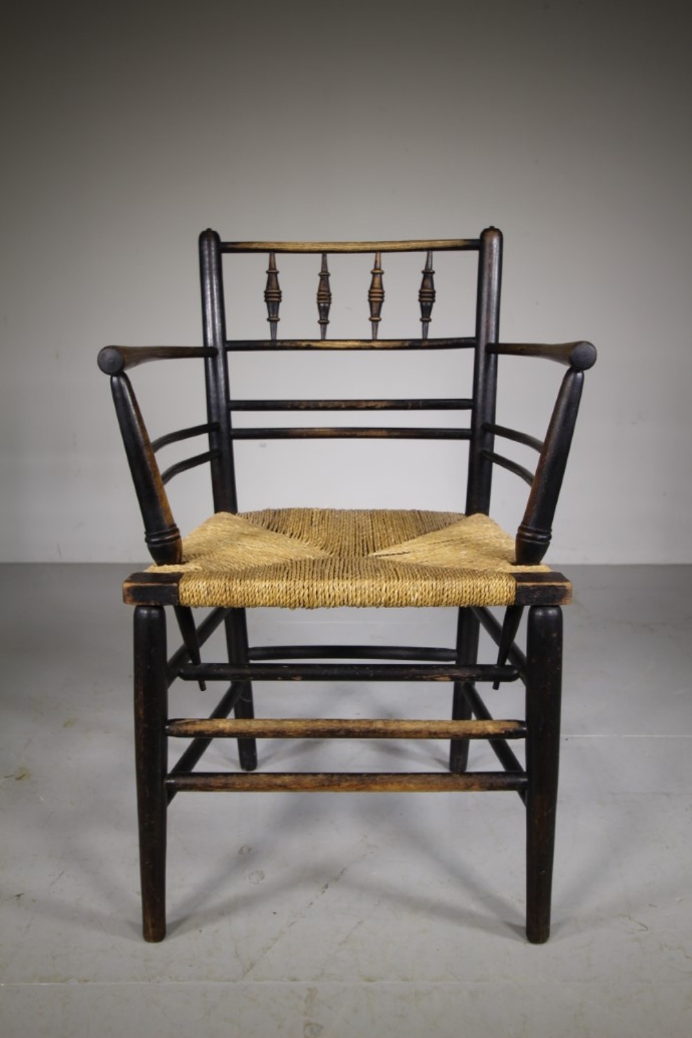 

19th Century William Morris Antique Sussex Armchair