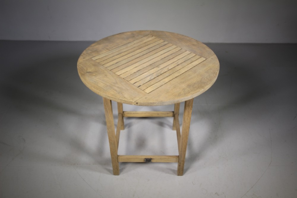 Heals 1920’s Teak Garden Table by Hughes Bolckow