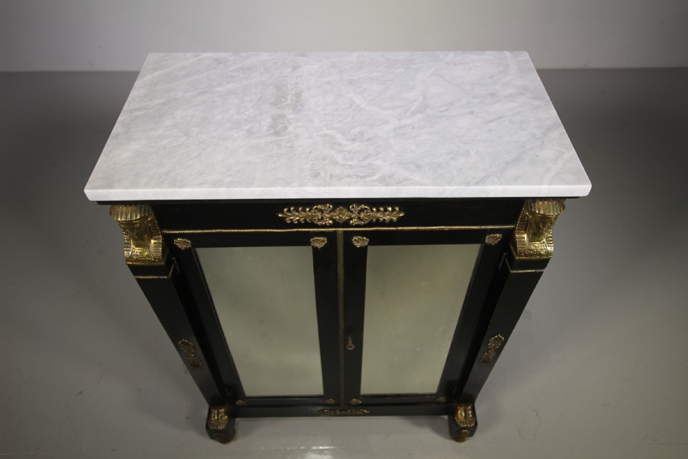 Superb English Egyptian Revival Antique Cabinet View VI