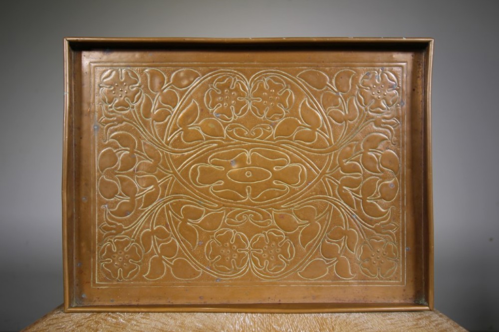 19th Century Antique Copper Keswick School Tray – Stamped