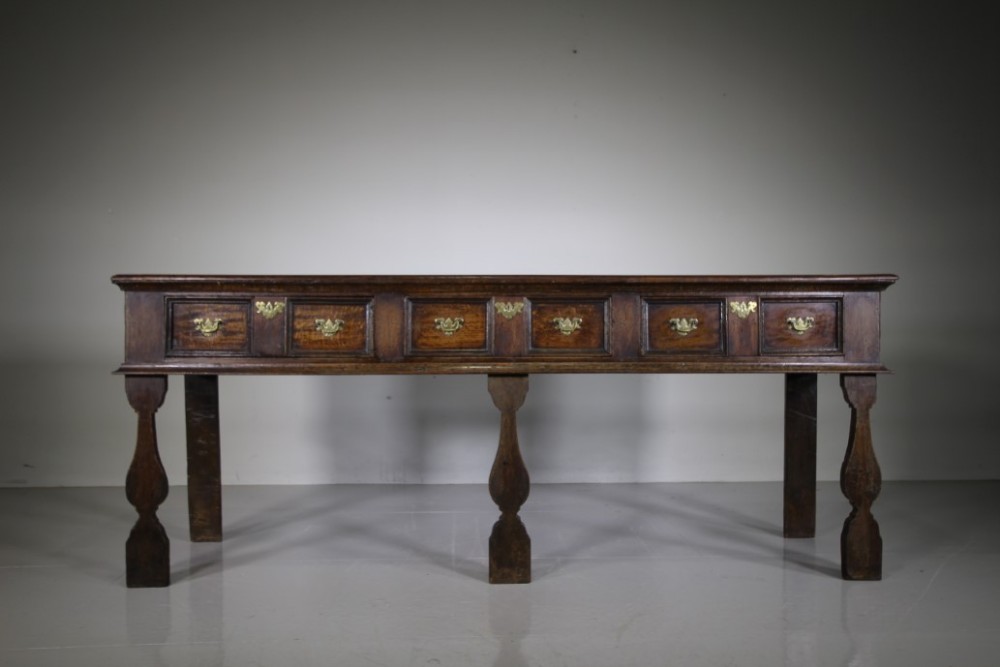 Georgian Antique Period Oak Dresser Base