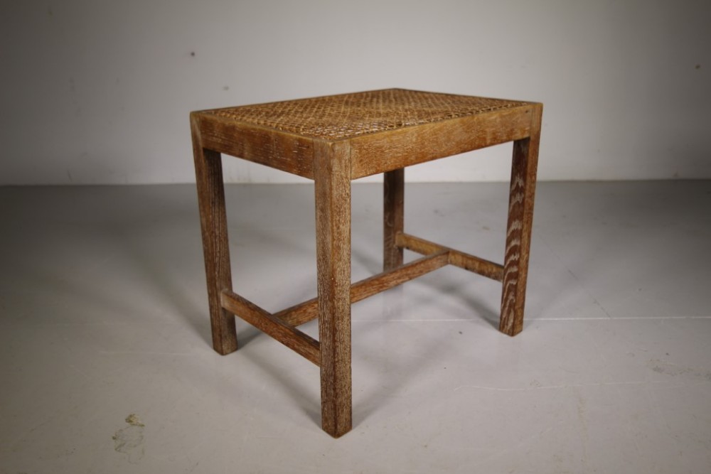 1920’s Heals of London Oak Stool
