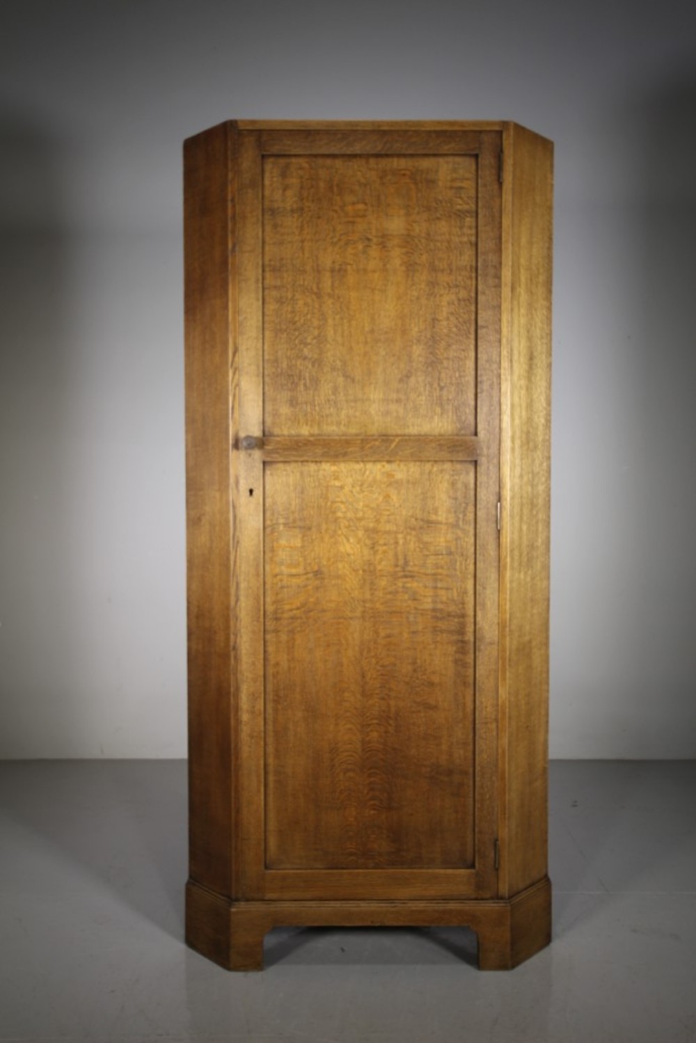 
Heals 1920’s Oak Corner Cupboard – Labelled