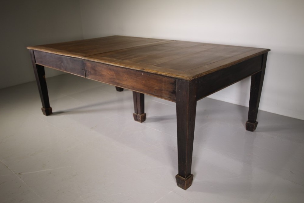 19th Century Antique Dining Table – Can Split Into Pair of Consoles