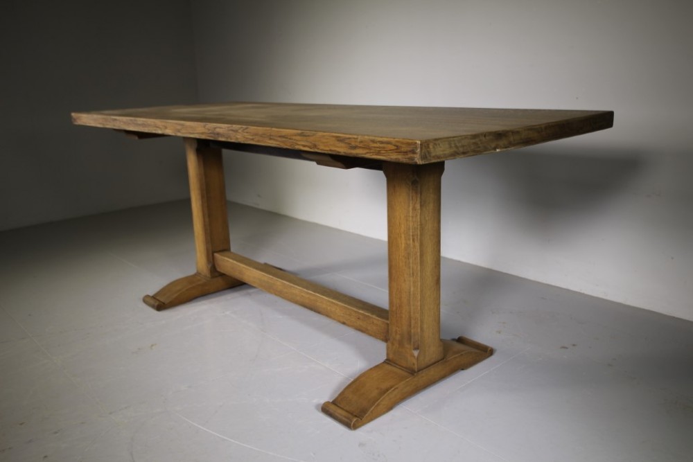 Heals 1930’s Large Oak Refectory Dining Table
