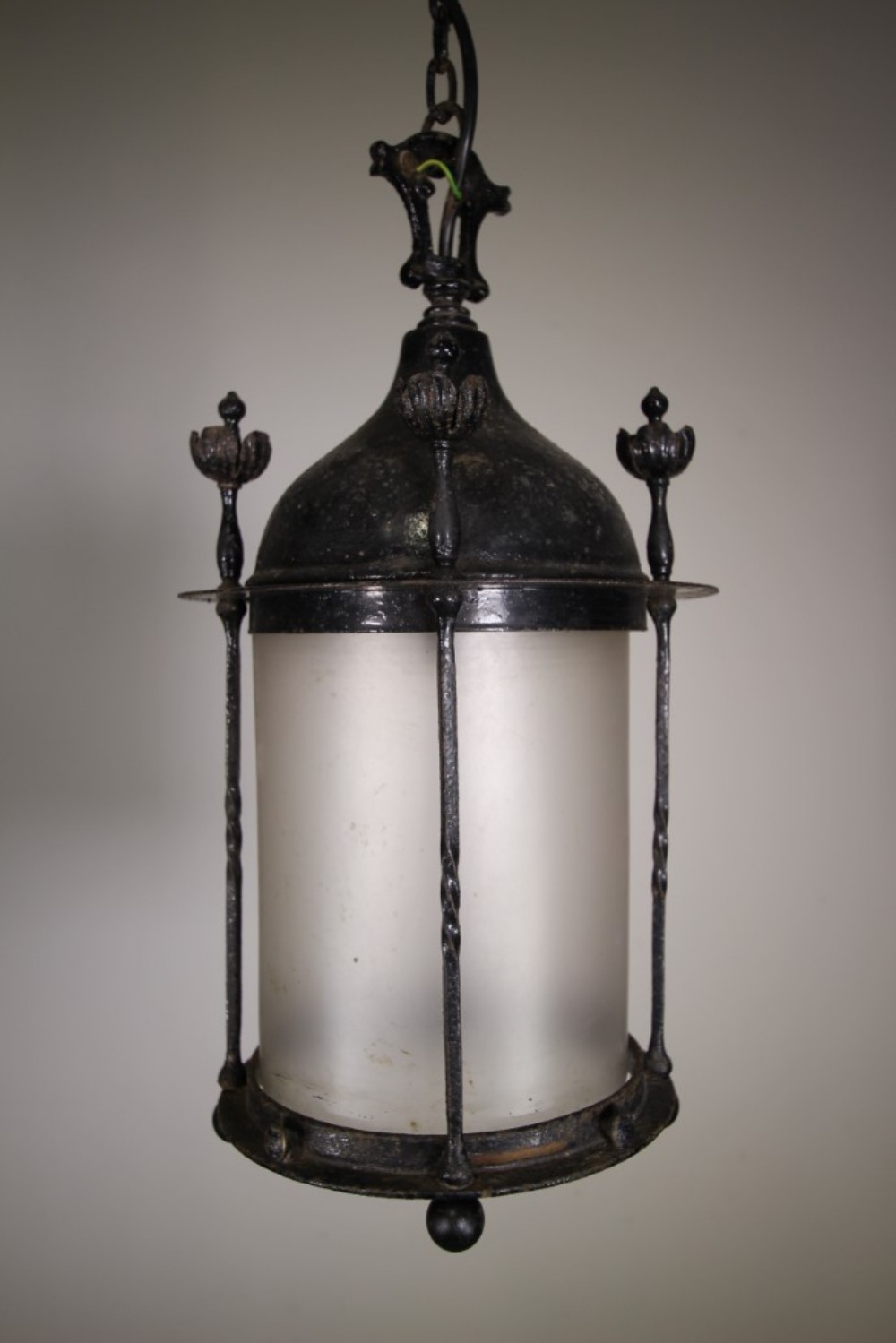 English 19th Century Antique Hanging Lantern

