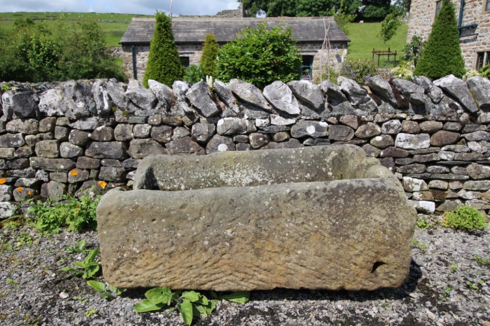 Large English 18th Century Antique Stone Trough