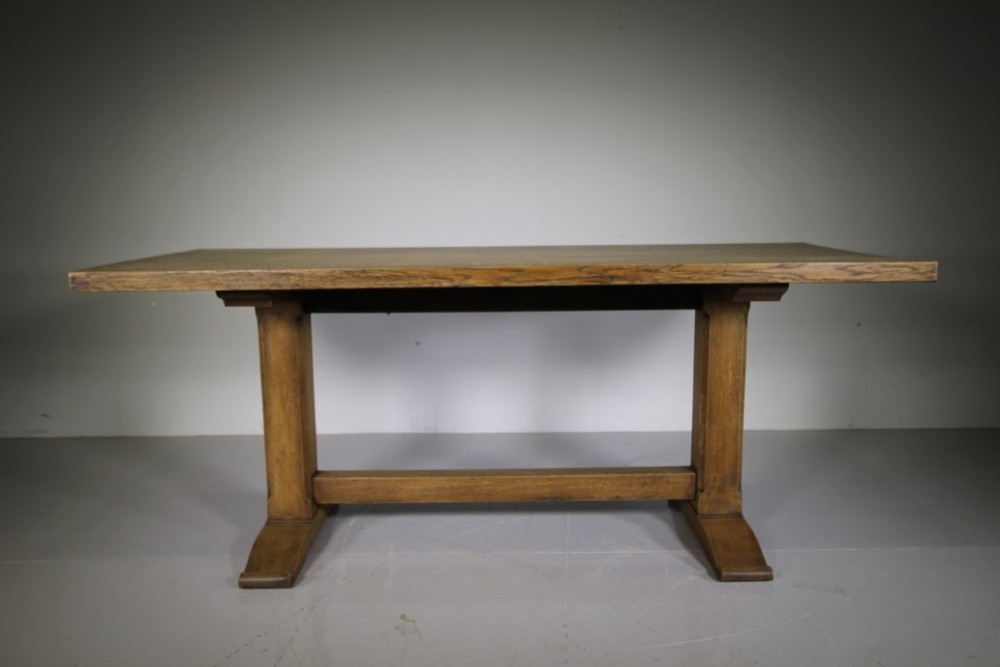 

Heals of London 1920’s Oak Refectory Dining Table