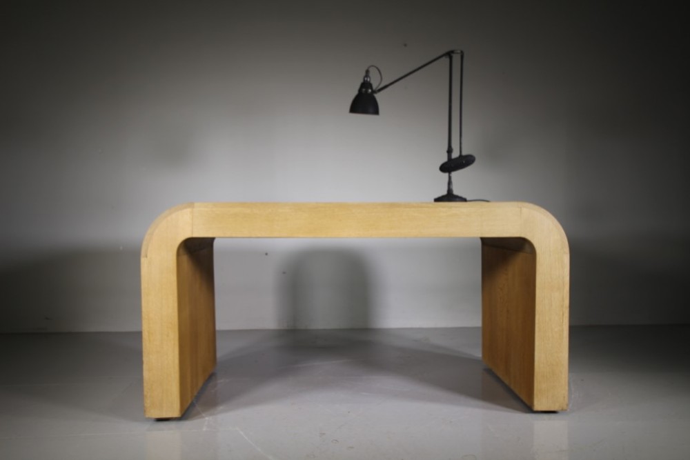 Edwardian Antique Oak Modernist Desk