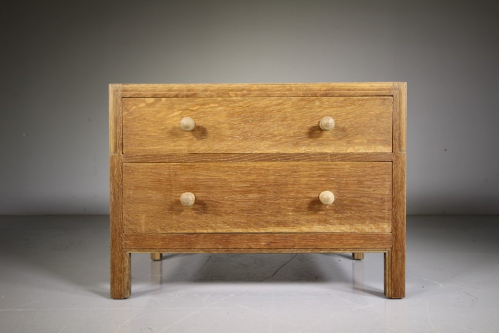 1930’s Heals of London Low Oak Chest of Drawers