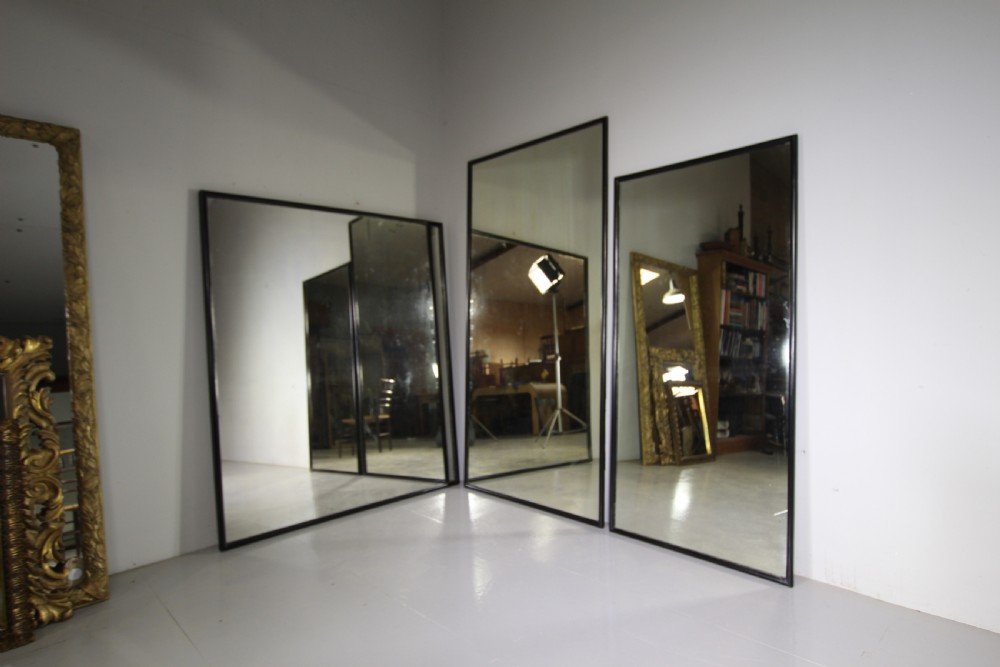 Large 19th Century Antique Outfitters Shop Mirror View III
