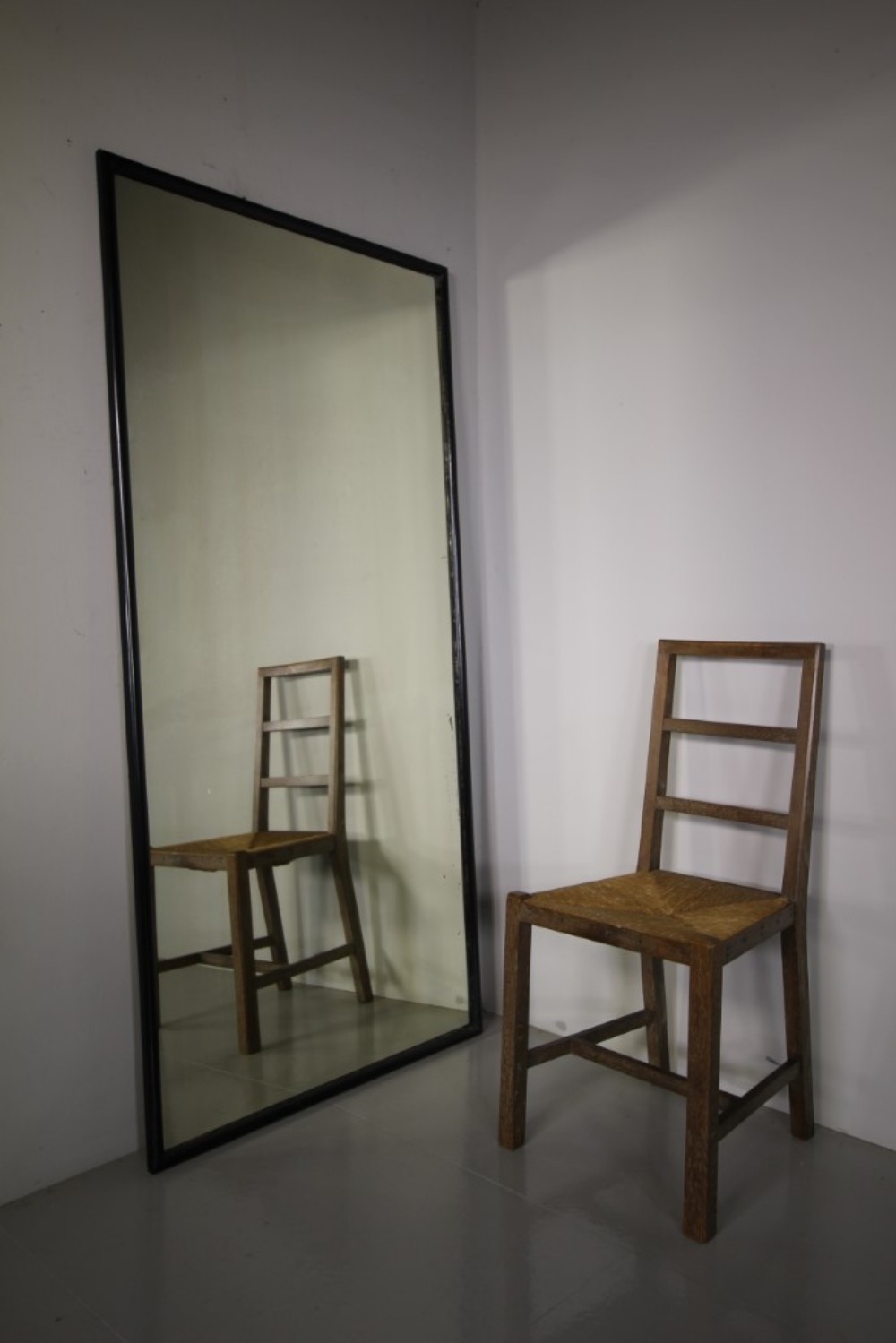 English 19th Century Antique Shop Wall Mirror
