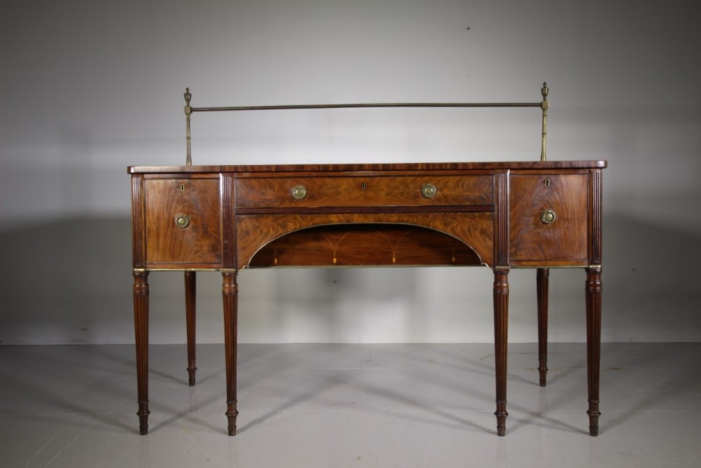 Handsome Regency Antique Mahogany Sideboard By Gillows – Stamped