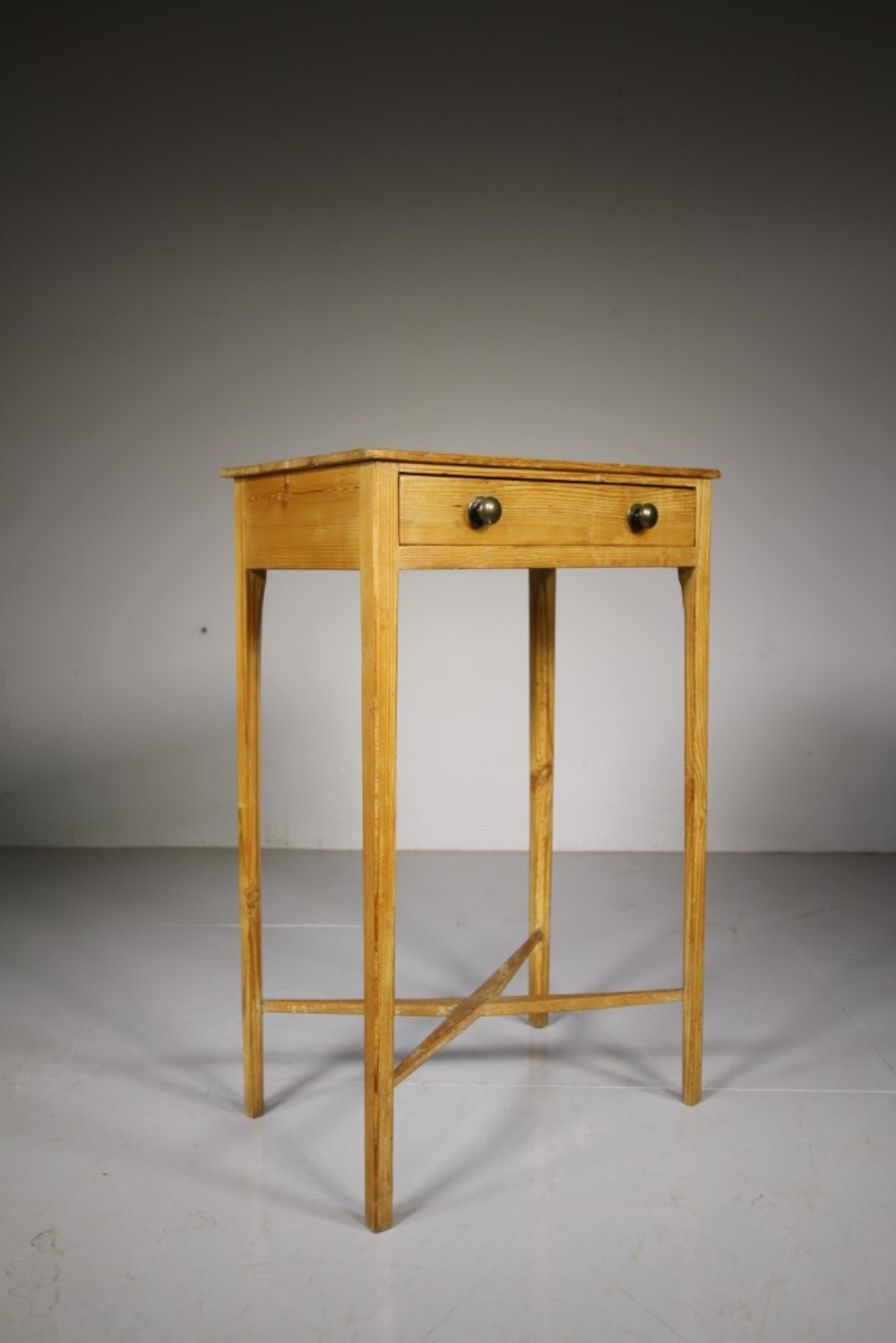 English 18th Century Antique Pine Side Table