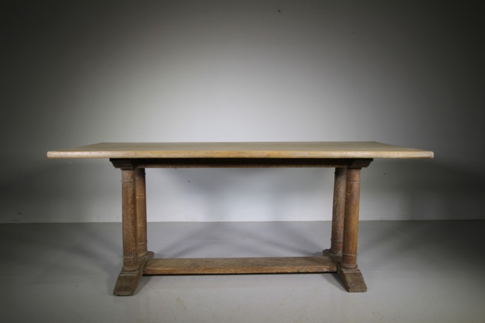 Heals Tilden Antique Oak Refectory Dining Table