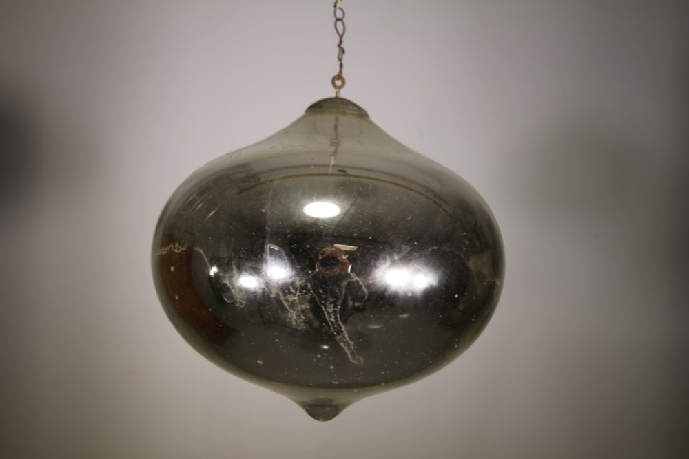 English 19th Century Antique Witch Ball Ref 22