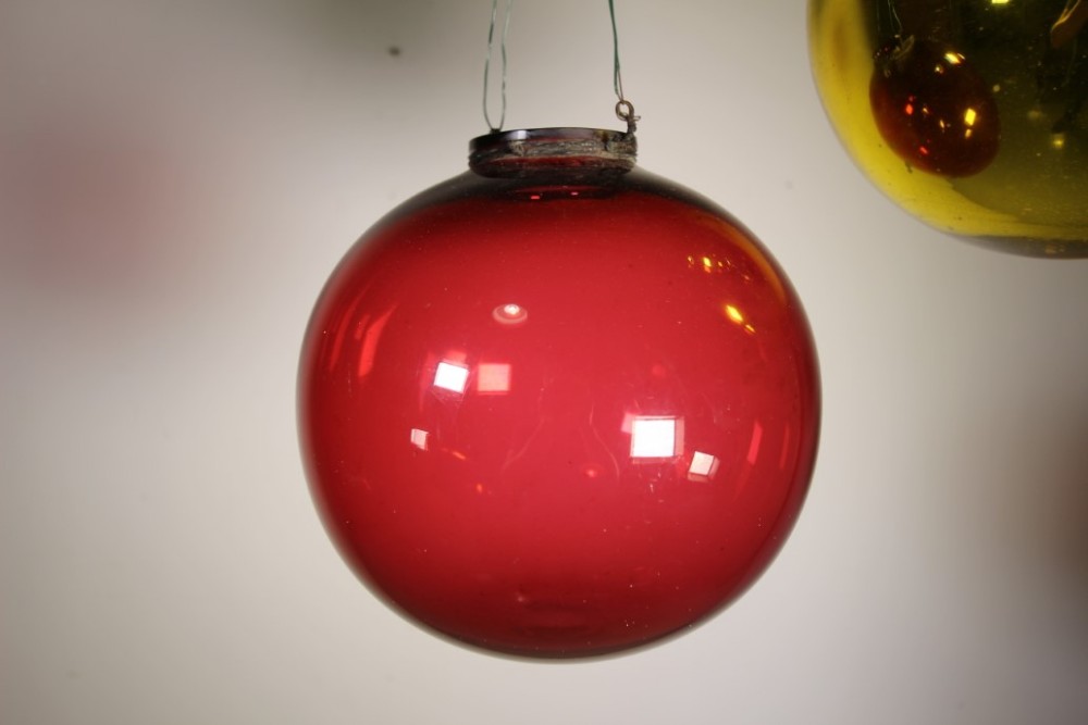 English 19th Century Antique Witch Ball Ref 34