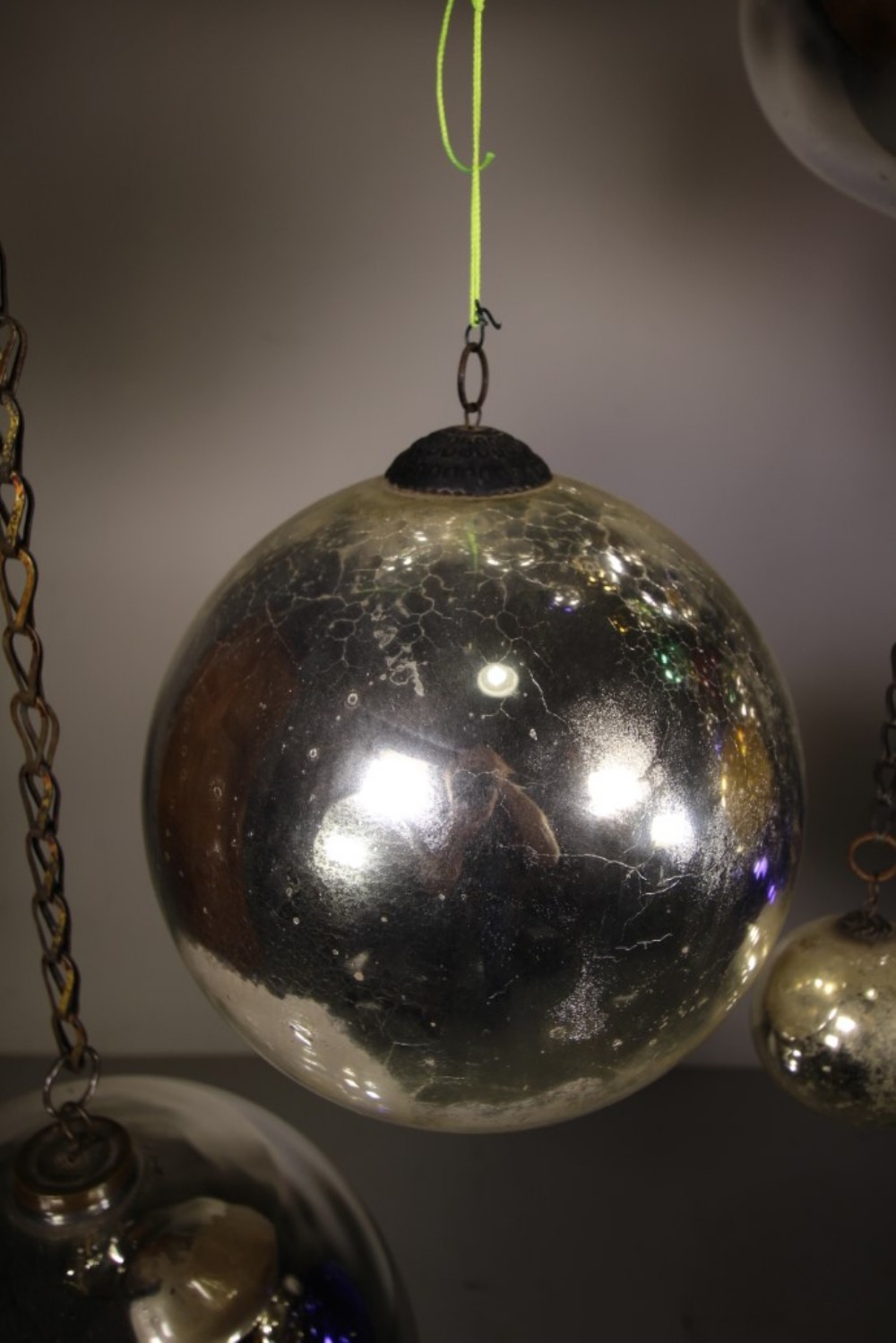 English 19th Century Antique Witch Ball Ref 6