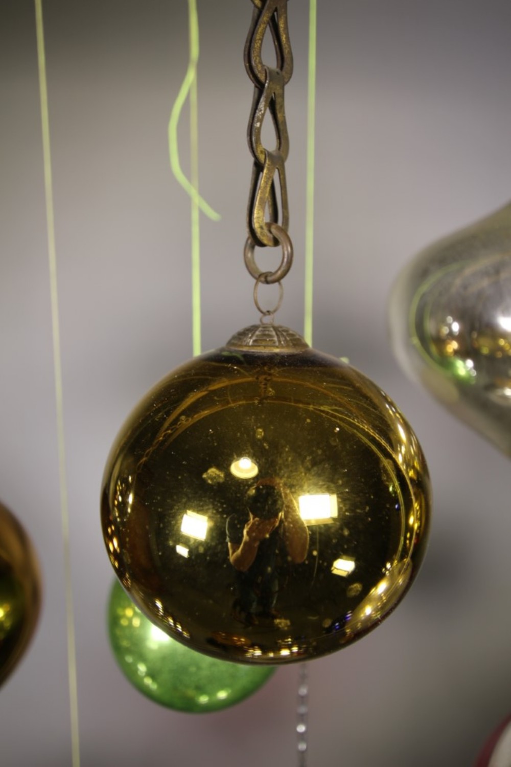 English 19th Century Antique Witch Ball Ref 14