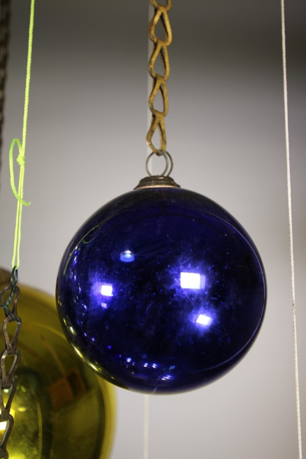 English 19th Century Antique Witch Ball Ref 16