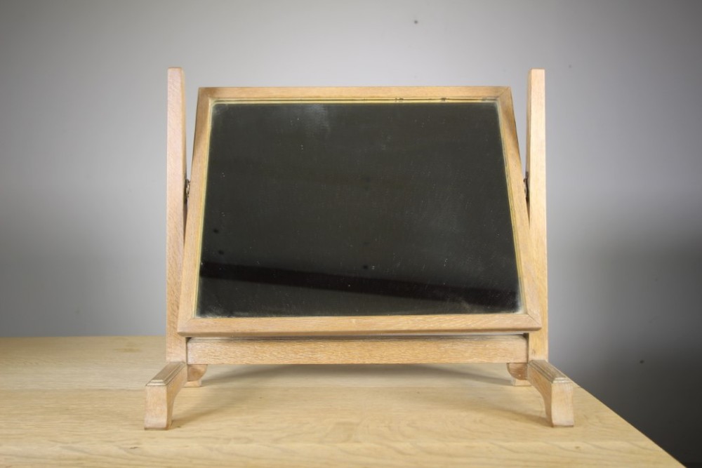 Heals 1920’s Oak Toilet Mirror – Labelled
