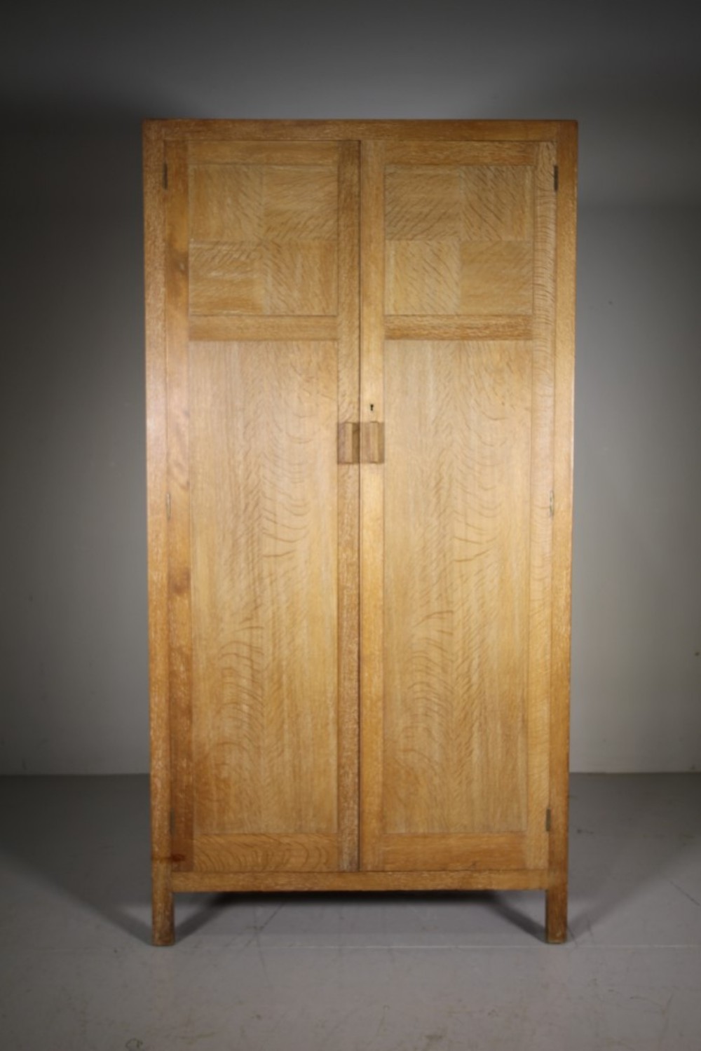 Heals 1920’s Oak Russett Range Double Wardrobe