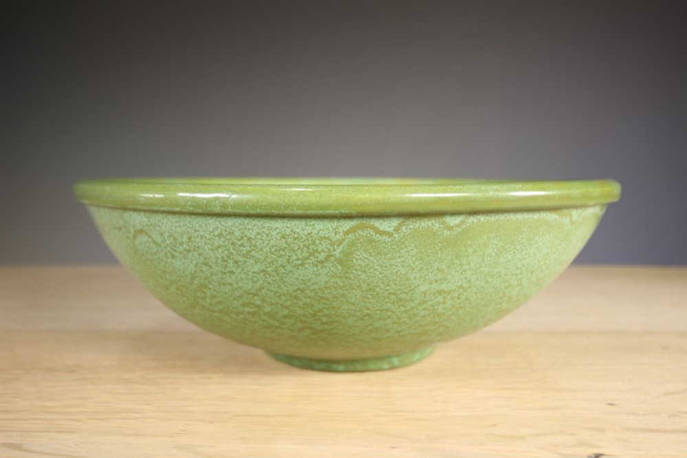 
Beautiful Large Antique Brannam Ware Slip Glaze Bowl