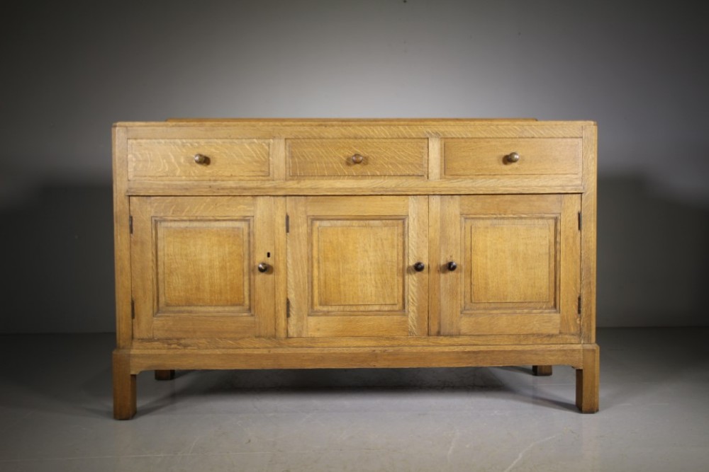 Heals of London Large Antique Oak Dresser Base