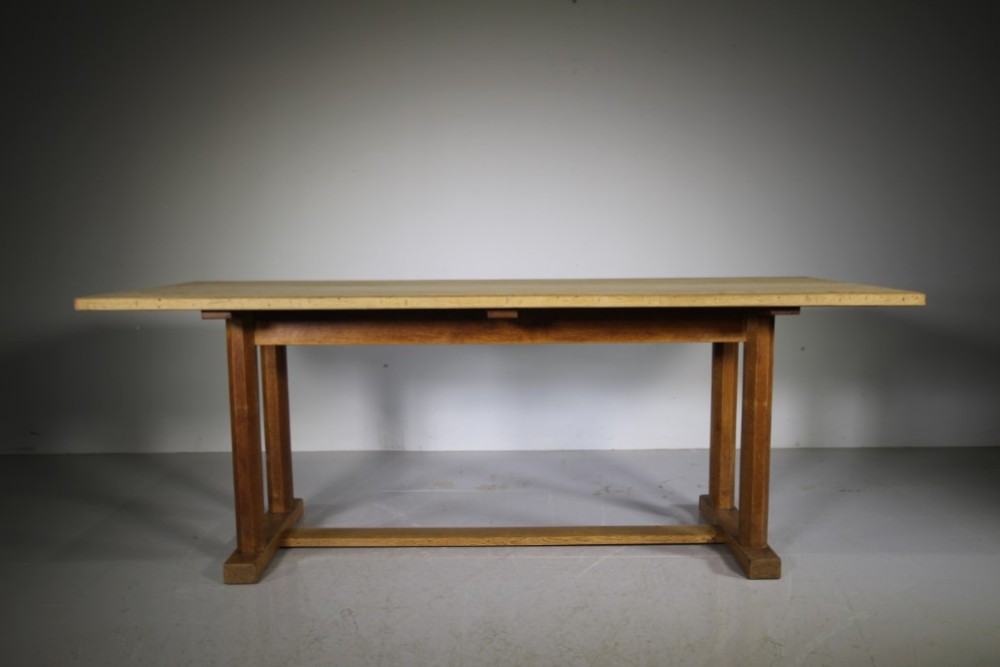 
1930’s Oak Refectory Dining Table by Russell