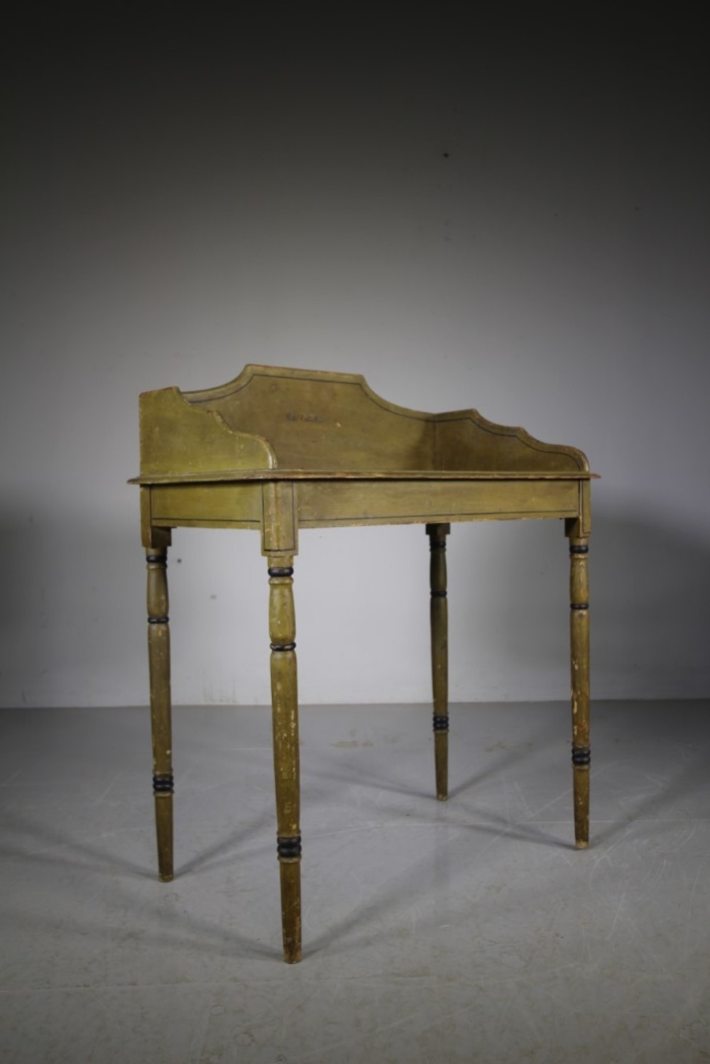 Regency Original Painted Pine Antique Side Table

