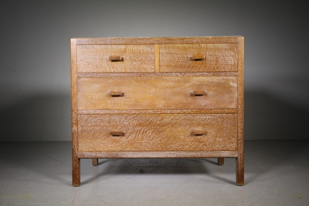 Heals of London 1920’s Oak Chest of Drawers – Labelled