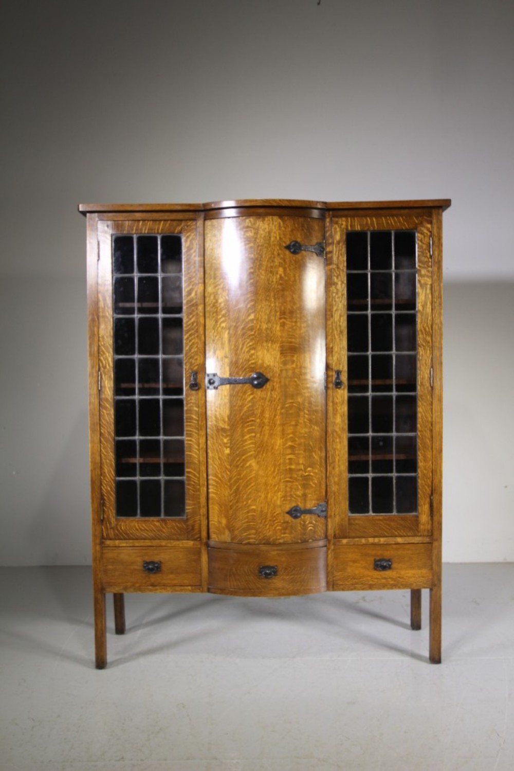 Arts & Crafts Antique Oak Bookcase by The Bath Cabinet Makers