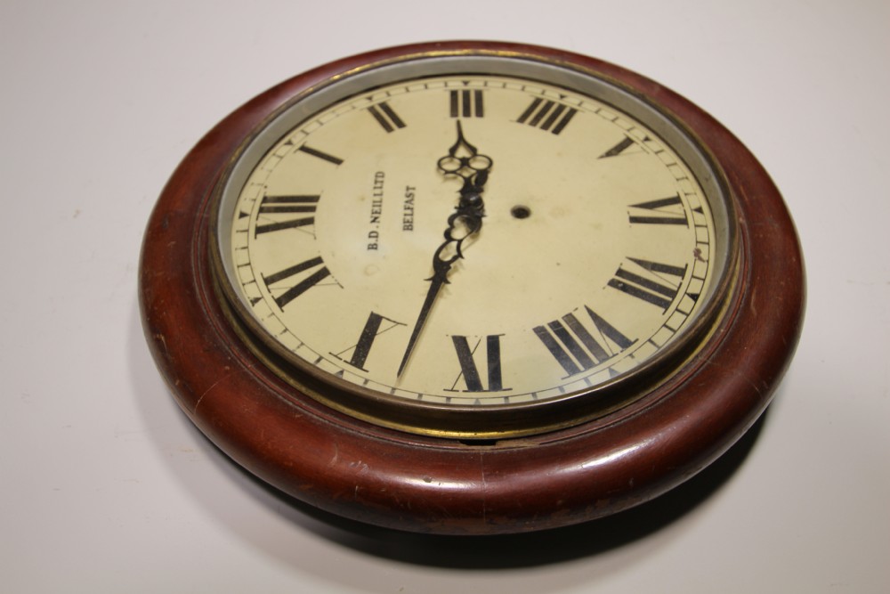 
Irish 19th Century Antique Wall Clock – Working View IV