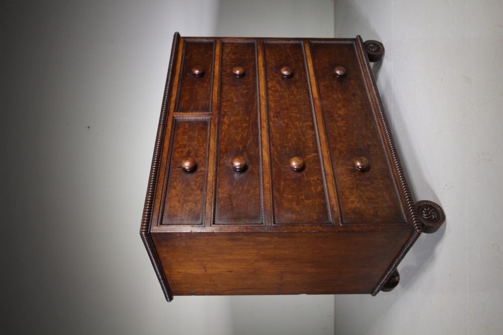 Regency Antique Mahogany Chest of Drawers – Manner of George Bullock View X