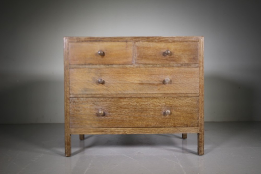 Heals Edwradian Antique Oak Chest of Drawers – Labelled